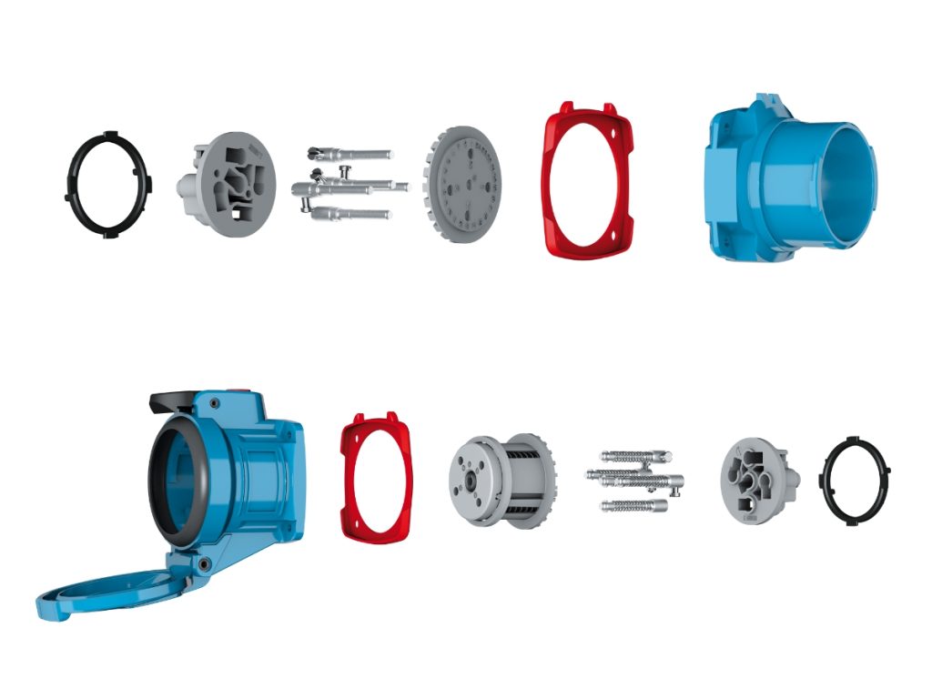 MARECHAL® Steckverbinder mit modularen Bauweise – einfach austauschbar und standardisiert